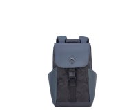 Mochila Securflap 1 compatimento protección PC 15" Negro Camuflaje Delsey