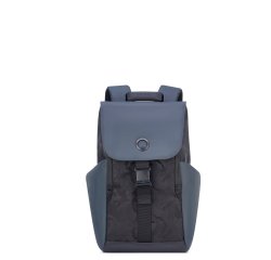 Mochila Securflap 1 compatimento protección PC 15" Negro Camuflaje Delsey