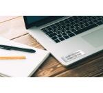 Etiquette polyester, résistant, rond, argent mat