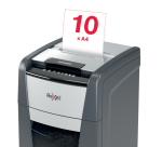 Destructeur automatique et manuel - Optimum Auto+ 225X - coupe croisée P4 - 225 feuilles - Rexel