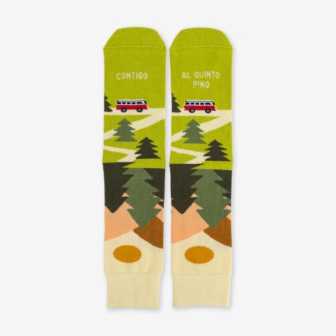 Calcetines "Contigo al quinto pino" Camper talla 36-41