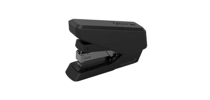 Grapadora EasyPress LX860 Fellowes negra Microban. Media carga