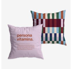 Funda de cojín "Persona vitamina" Fam