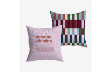 Funda de cojín "Persona vitamina" Fam