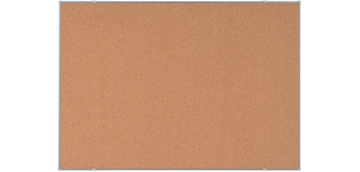 Tablon de corcho reciclado Suri Bi-Office enmarcado Tec aloy