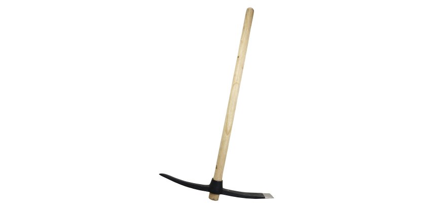 Pioche de terrassier 2 kg avec manche bois certifié FSC 100%