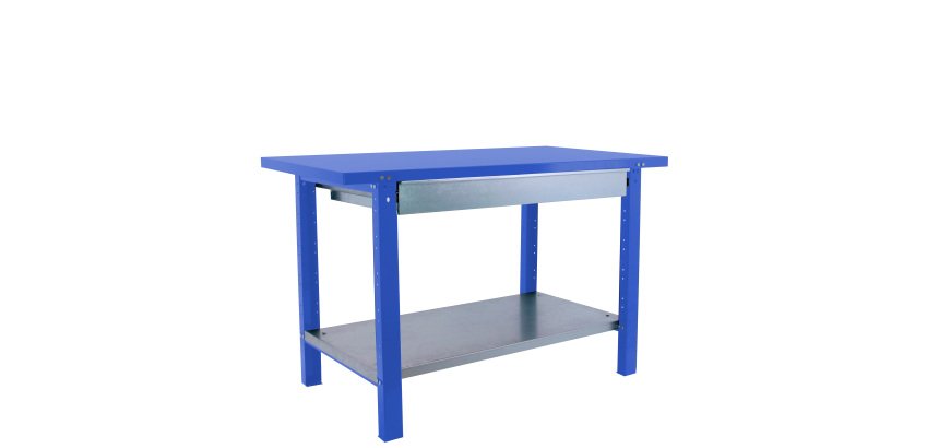 Banco de trabajo Simonwork BT6 Pro metal 1cajón An 120 cm azul