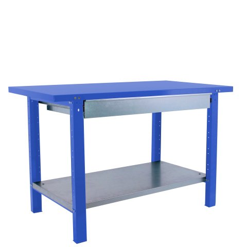 Banco de trabajo Simonwork BT6 Pro metal 1cajón An 120 cm azul