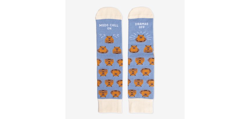 Calcetines "Modo chill on, drama off" talla 36-41