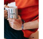Taza " Papá, qué suerte tenerte" 350ml, cerámica 
