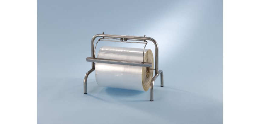 Dérouleur Modèle de comptoir inox   Dérouleur papier en tube Ø 20 mm Longueur 50 cm