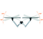 Bras support écran double SELECT PLUS fixation sur table