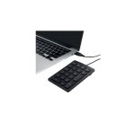 Teclado numérico Kensington con cable, negro
