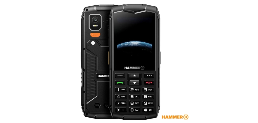 Hammer Horizon 4G 2,8" VoLTE Black Teléfono ultraresistente