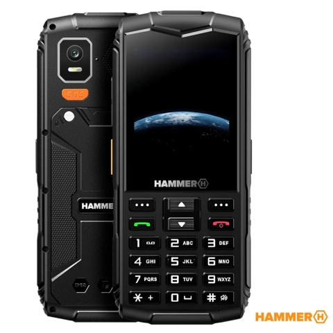 Hammer Horizon 4G 2,8" VoLTE Black Teléfono ultraresistente
