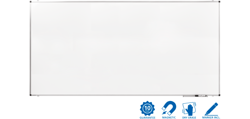 Tableau blanc laqué PREMIUM 120x240cm - Legamaster