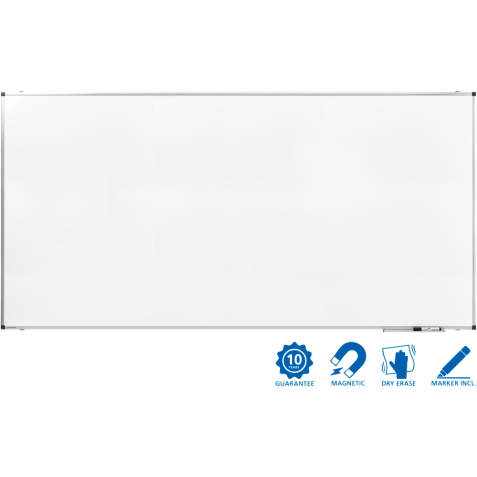 Tableau blanc laqué PREMIUM 120x240cm - Legamaster