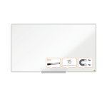 Pizarra magnética Nano Clean™ de formato panorámico Nobo Impression Pro de 1220x690mm
