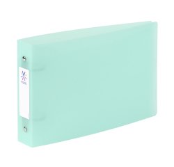 Classeur 2 anneaux plastifié Propysoft Viquel A5 – Dos de 3.5 cm incolore