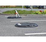 Barrière de parking 3 pieds en caoutchouc recyclé