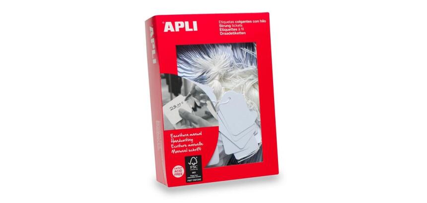 Etiquette à fil 36 x 53 mm Apli - Boîte de 500
