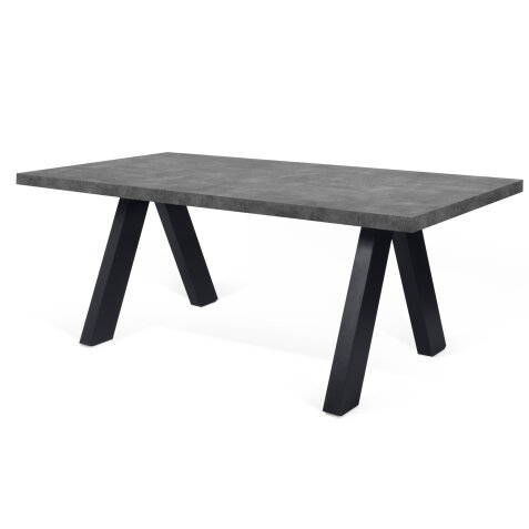 Table de réunion Apex L.200 cm - Effet Béton