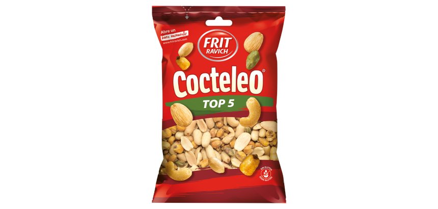 Bolsa frutos secos Coctel Top 5  Frit Ravich - 100 g