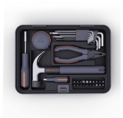 Caisse à outils compacte équipée 34 pièces