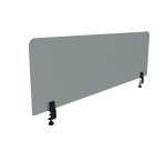 Ecran de séparation acoustique pour bureau Agathe Flexmute - avec fixations à pinces à étau H 50 cm