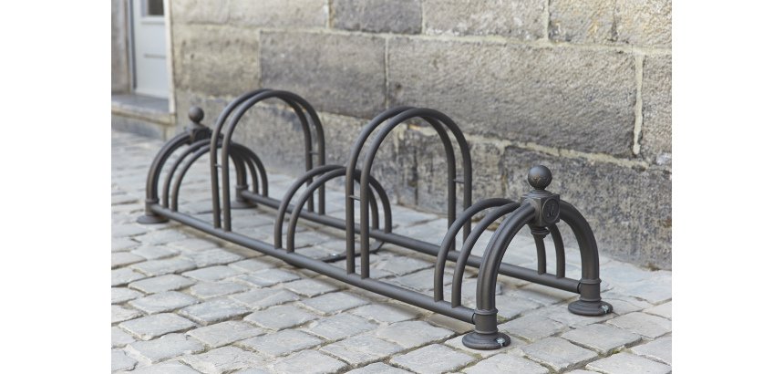 Range 5 vélos Versailles double niveau COLORIS NOIR