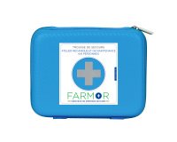 Trousse de secours  Atelier Mécanique et de Maintenance 4/6 personnes en PU bleu