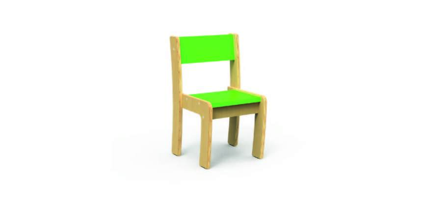 Stackable school chair Fabiano Kids in melamine - Preschool classroom