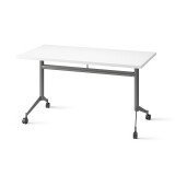 Table rabattable POLLY L.120 x P.70 cm Plateau Blanc