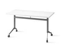 Table rabattable POLLY L.120 x P.70 cm Plateau Blanc