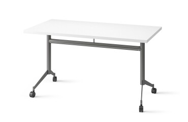 Inklapbare tafel POLLY, L.120 x D.70 cm, wit blad