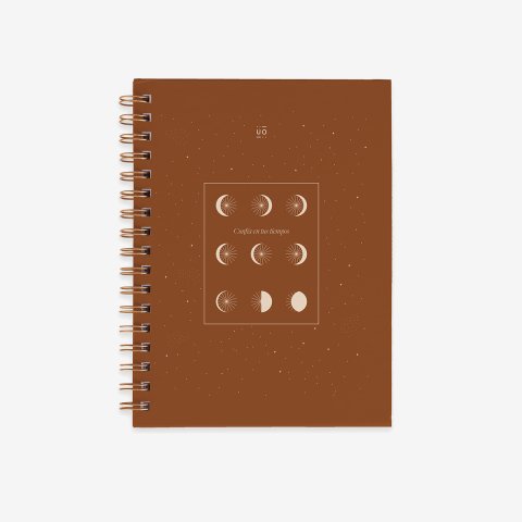 Libreta "Confía en tus tiempos"