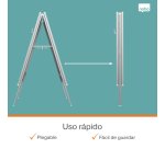Marco publicitario A4 con pie y con cerradura Nobo Premium Plus