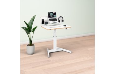 Station de travail ergonomique - Bureau assis-debout électrique + Organisateur brochable - Leitz Ergo