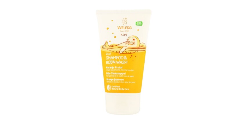 Weleda Kids 2in1 Dusche und Shampoo Fröhliche Orange 150 ml
