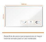 Pizarra magnética de acero Nobo Premium Plus 1550x870mm