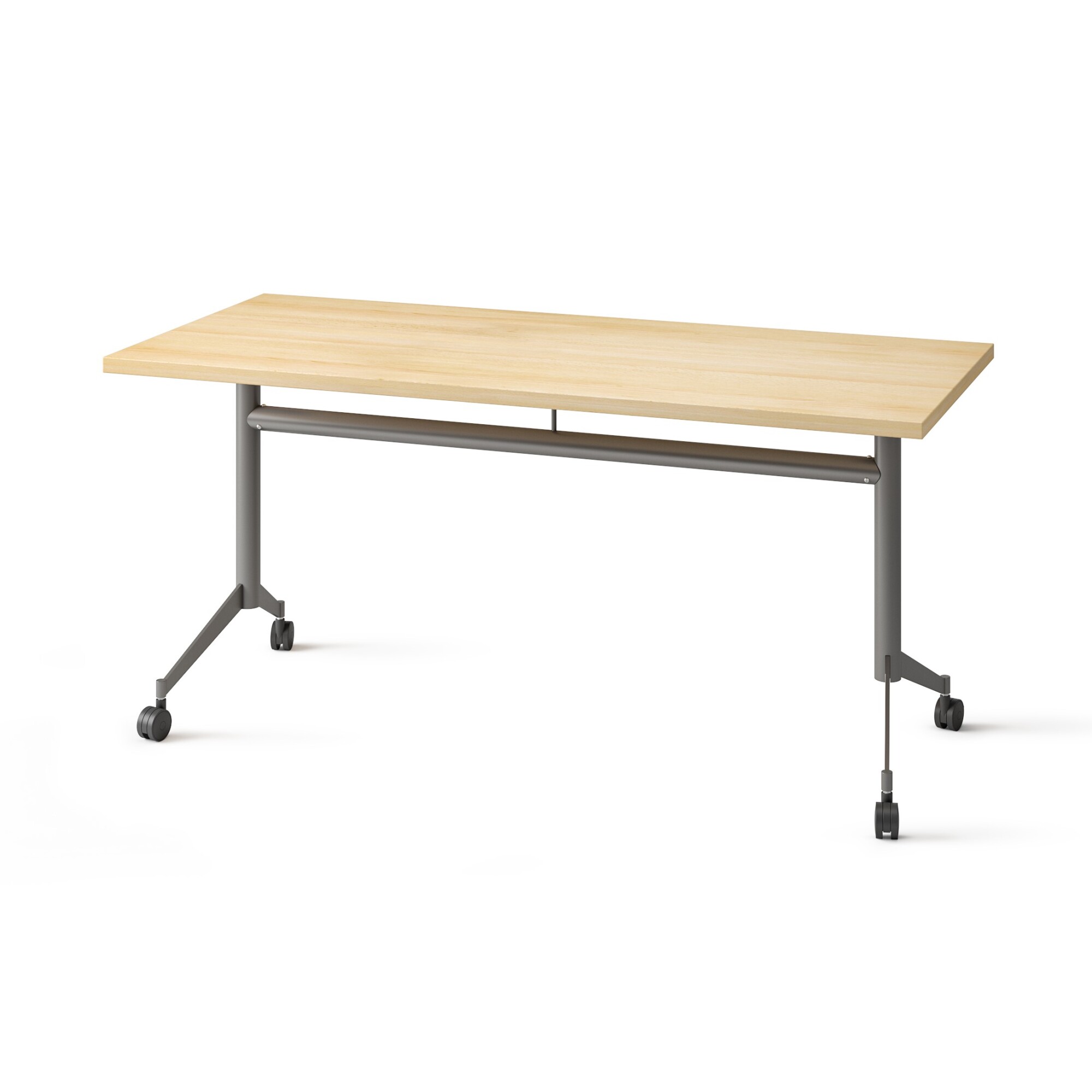 Inklapbare tafel POLLY, L.160 x D.70 cm, beuken blad