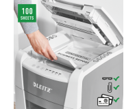 Destructora automática para pequeña oficina Leitz IQ 100 Autofeed P5