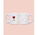 Taza  "Amor de Amigas" 350ml, cerámica 
