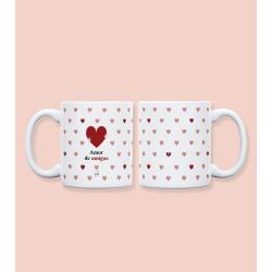 Taza  "Amor de Amigas" 350ml, cerámica 
