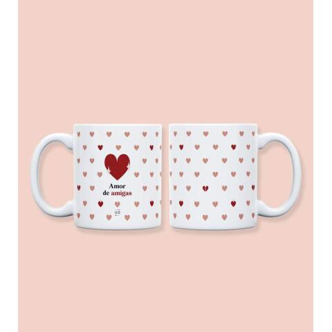 Taza "Amor de Amigas" 350ml, cerámica