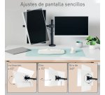 Brazo para dos monitores Leitz Ergo Slim