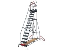 Escabeau à immobilisation automatique 15 marches 150 kg