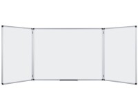 Pizarra Maya Triptica Esmaltada Magnetica (240x90) 120X90 Cerrada