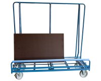 Chariot porte-panneaux PVC 600 kg 1800 x 800 mm roue TPE