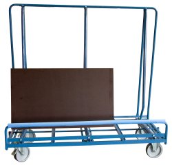 Chariot porte-panneaux PVC 600 kg 1800 x 800 mm roue TPE